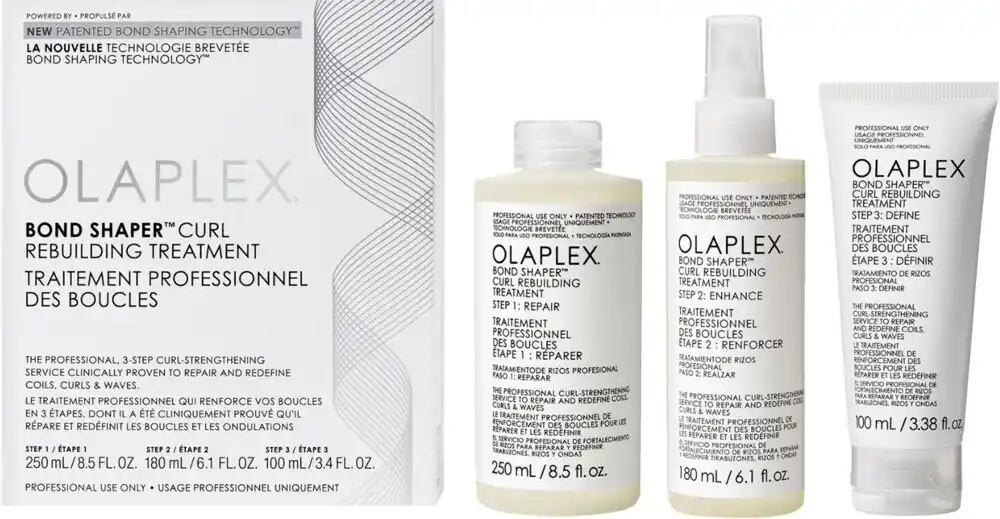Neu Olaplex Bond Shaper Curl Rebuilding Treatment Set 530ml (Wiederaufbau von Locken)